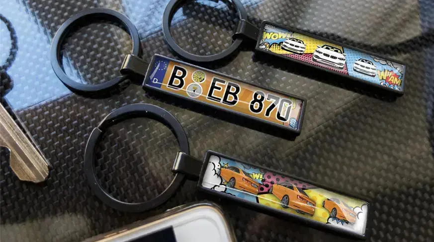 Car Keychain Comic