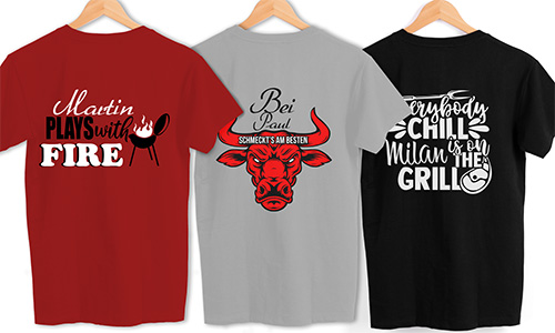 Galería de camisetas de parrilla con nombre 3