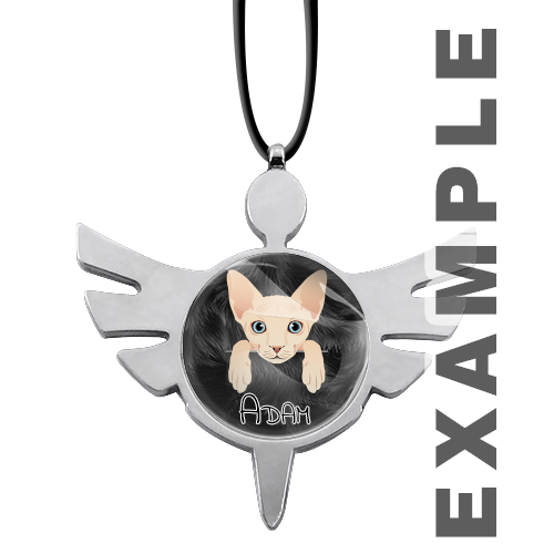 Colgante de ángel guardián para retrovisor