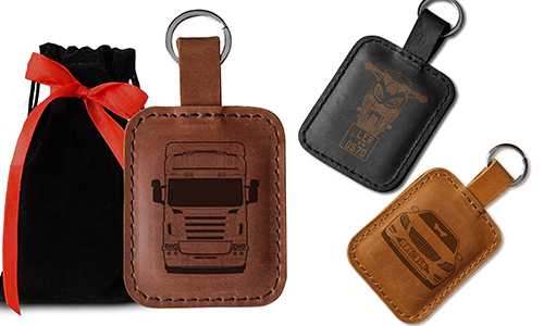 gallery-keychain-leather-quadrangular-car silhouette-1