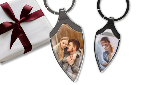 Personalised photo keychain for your girlfriend