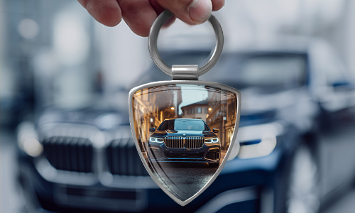 Portachiavi con foto del logo-1