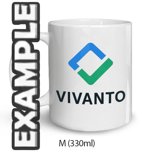 Tasse avec logo imprimé personnalisé