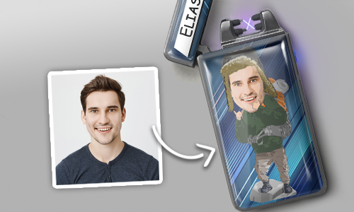 Galerij-Gepersonaliseerde-Aansteker-Comic-Beroep-Hobby-2
