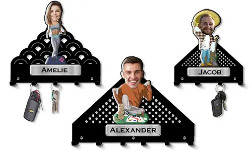 Personoitu avainnaulakko seinälle intohimosi mukaan – harrastus tai ammatti