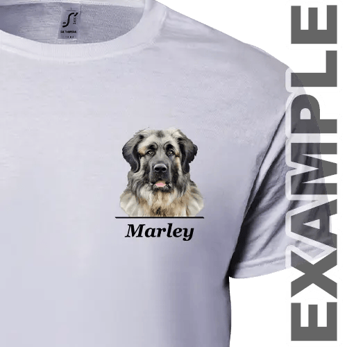 Personlig T-shirt med hund eller kat