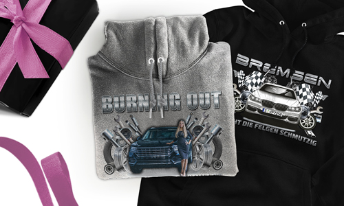 Personalisierter Tuning-Hoodie für deine Frau