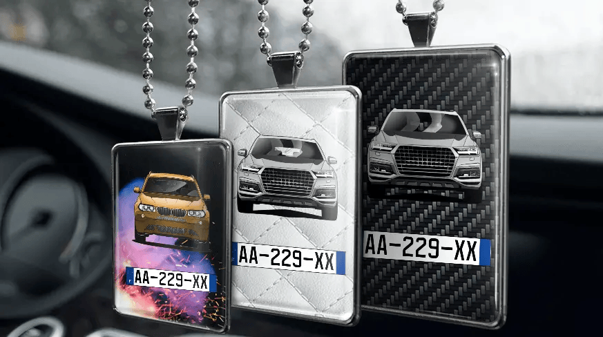 Autospiegel decoratie