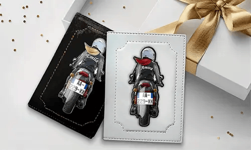 Portadocumenti per moto – un regalo per te