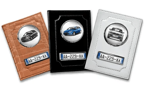 Personalized car document holder