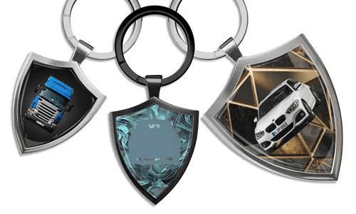 Auto-Schlüsselanhänger – Schild