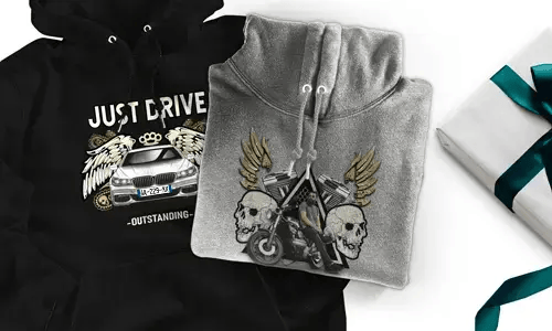 Hoodie mit Auto-Motiv für deinen Sohn