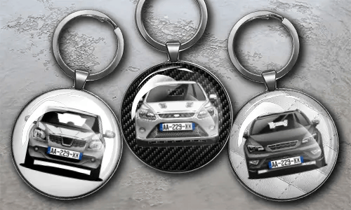 PORTE-CLÉS ROND - PREMIUM