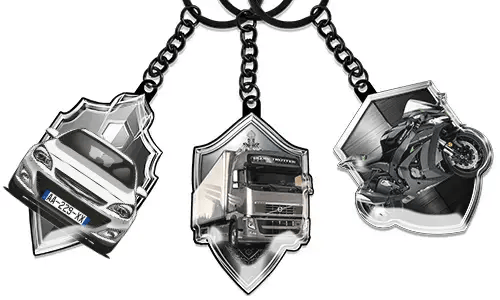 LLAVERO ESCUDO DE COCHE