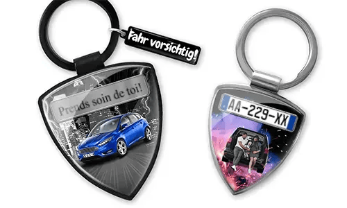 Sleutelhanger schild voor papa