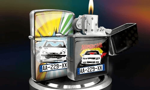 Aansteker met autobenzine