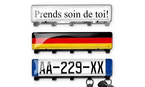 Luxe sleutelbord - Chroom