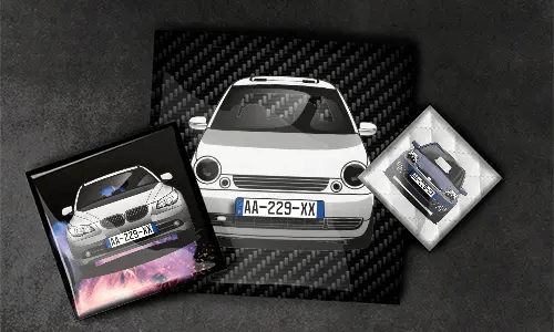 Magnes czworokątny bezramkowy
