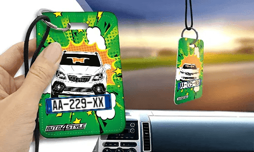 Spegel Dekoration Tryck Rektangulär