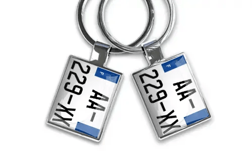 Motorcycle Keychain - Chrome