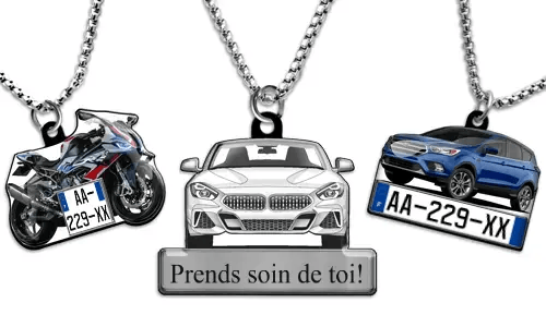 Collier Photo Voiture