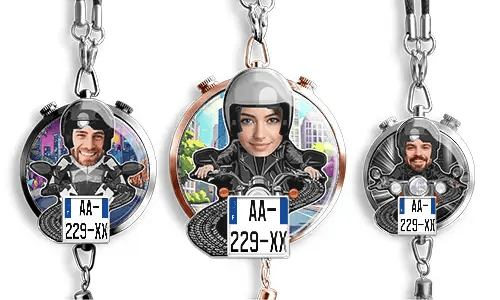 Osvěžovač do auta s motorkářem