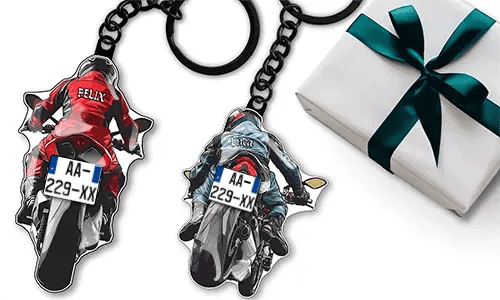 Sportmotor sleutelhanger – Cadeau voor jou