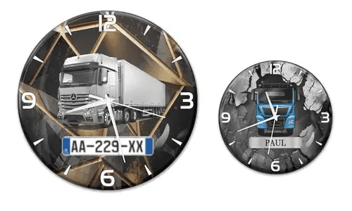 Wall clock for truck lovers
