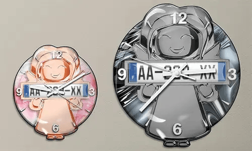 gallery-angel-wall-clock-license-plate-2