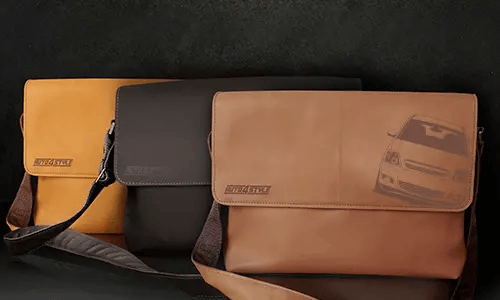 damen und herrren leder umhängetasche in drei Farben ledertasche modern