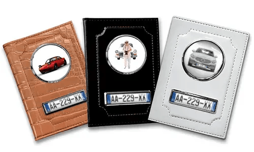 Car documents holder lying