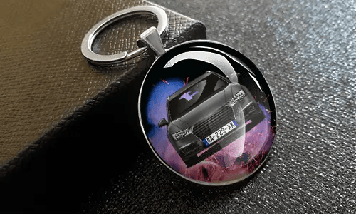 schlüsselanhänger personalisiert auf dem Geschenkverpackung personalisierte schlüsselanhänger