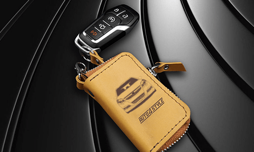 kwmobile Schlüsseltasche, Autoschlüssel Hülle für Renault - Kunstleder  Schutzhülle Schlüsselhülle Cover für Renault 4-Tasten Smartkey  Autoschlüssel (nur Keyless Go) - Galaxie Baum Wiese Design