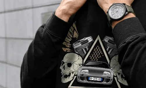 auto pullover Schwarz mit schwarzem Auto pullover auto