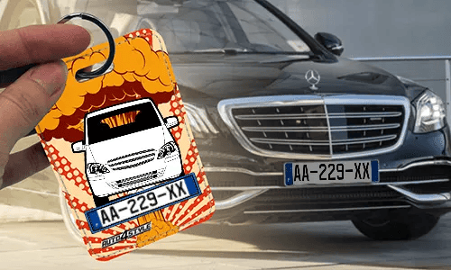 Innenspiegel anhänger mit Mercedes-Benz autoanhänger innenspiegel