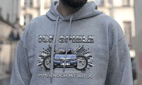 tuning pullover Grau 