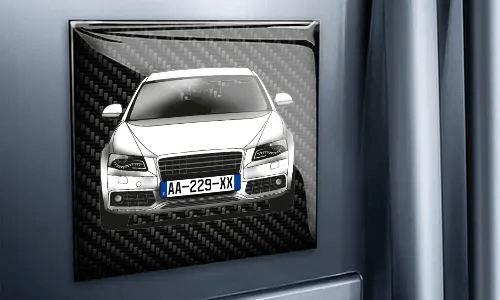 foto magnet mit dem Hund auf dem Wand personalisierte magnete