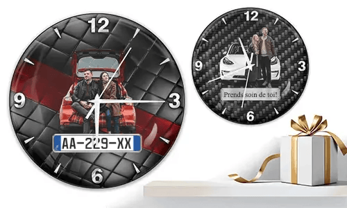 wanduhr mit foto auf dem Tisch wanduhr foto