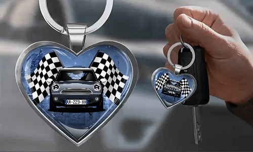 gallerykeychain-heart-with-car-personalized-3