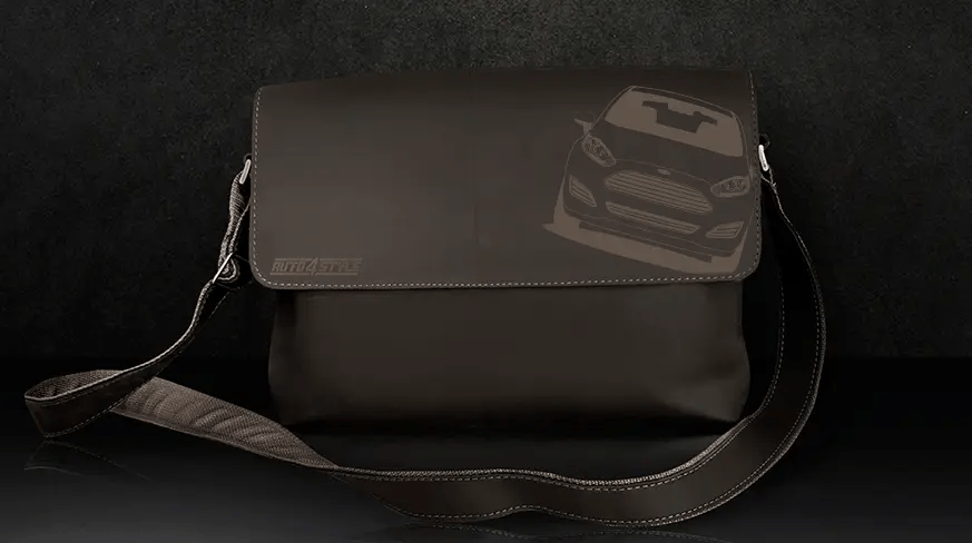 leather bag black