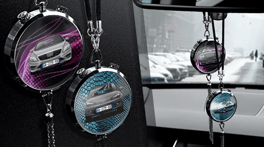 Car Air Freshener Metal Perfumedieser Car Photo