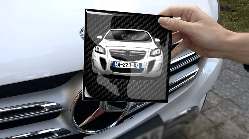 Magnet viereckig Rahmenlos