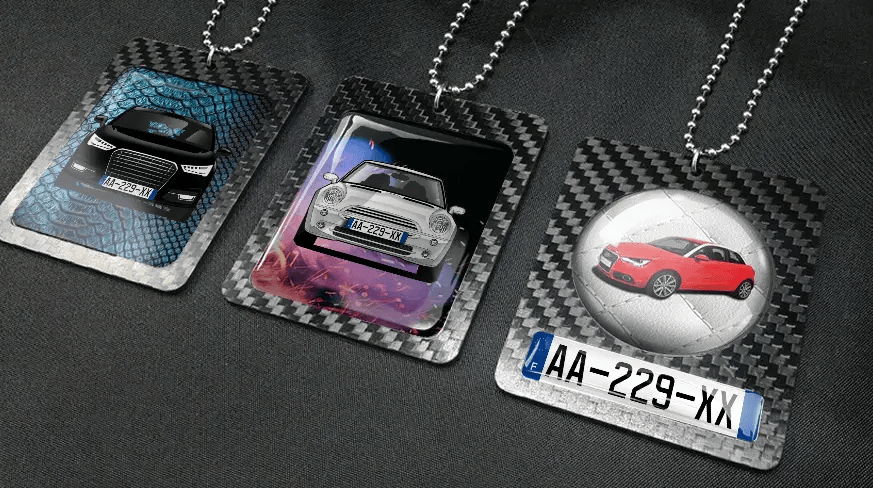 Rektangulær speilkjede – Karbon