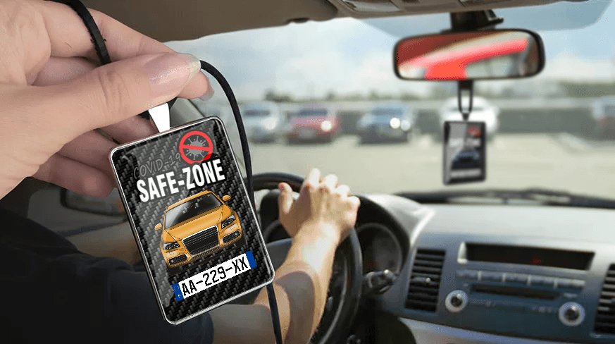 Safe - Zone car mirror decoration